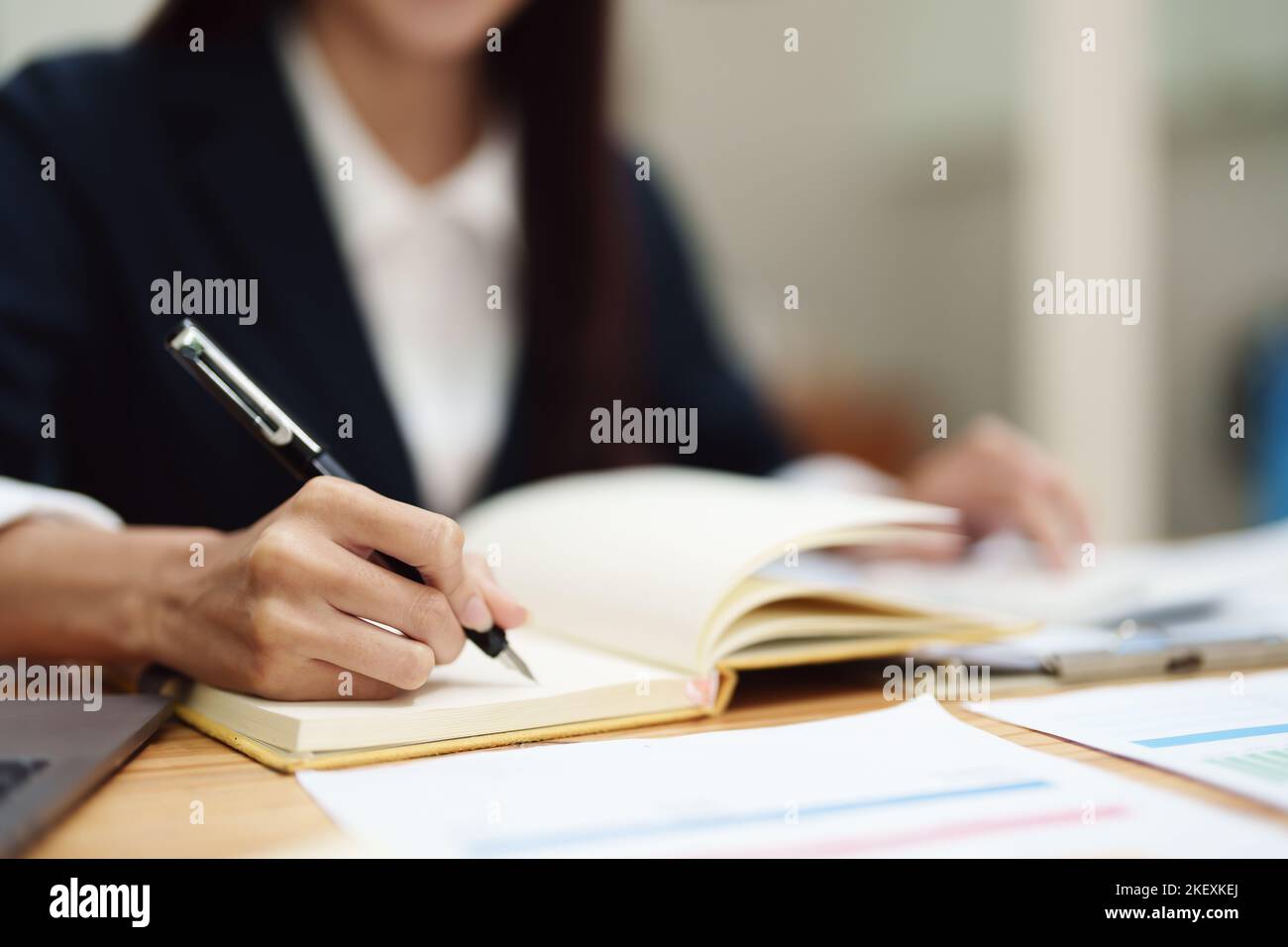 gli economisti dell'asia stanno progettando l'introduzione sul mercato per aumentare le vendite dell'ufficio Foto Stock