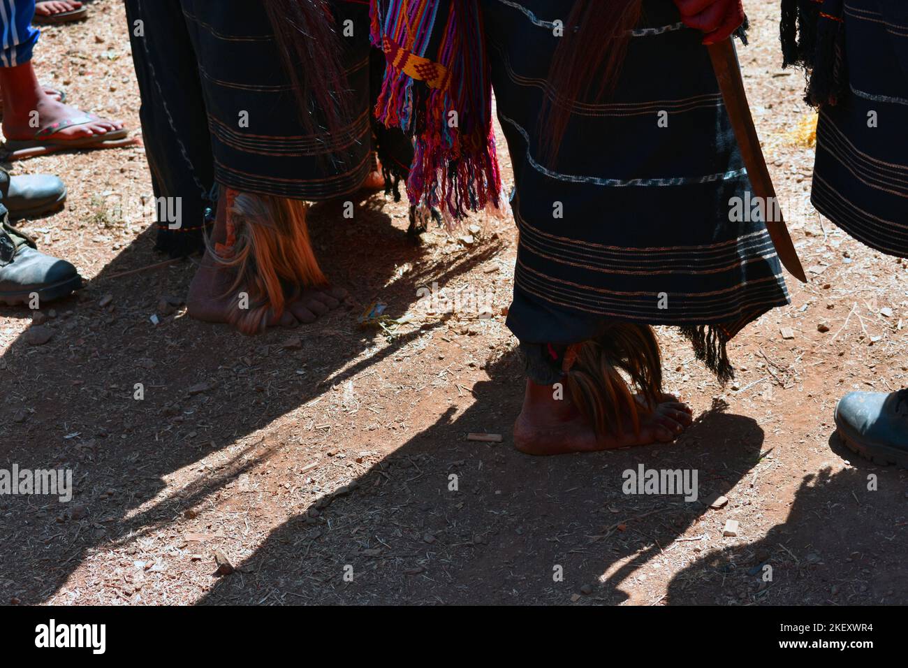 Timor Est, danza tradizionale. Foto Stock