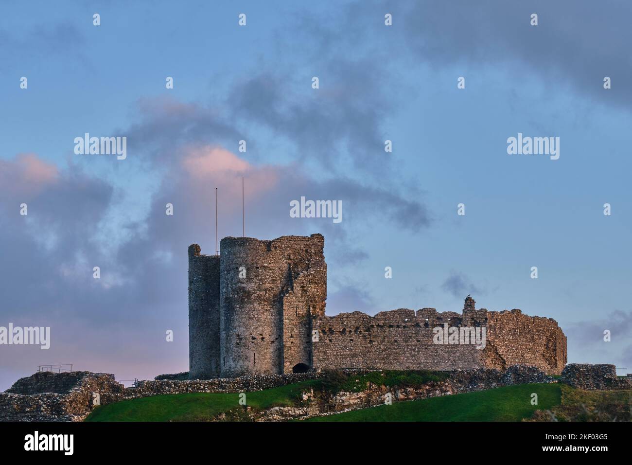 Criccieth Castle, Criccieth, Gwynedd, Galles Foto Stock