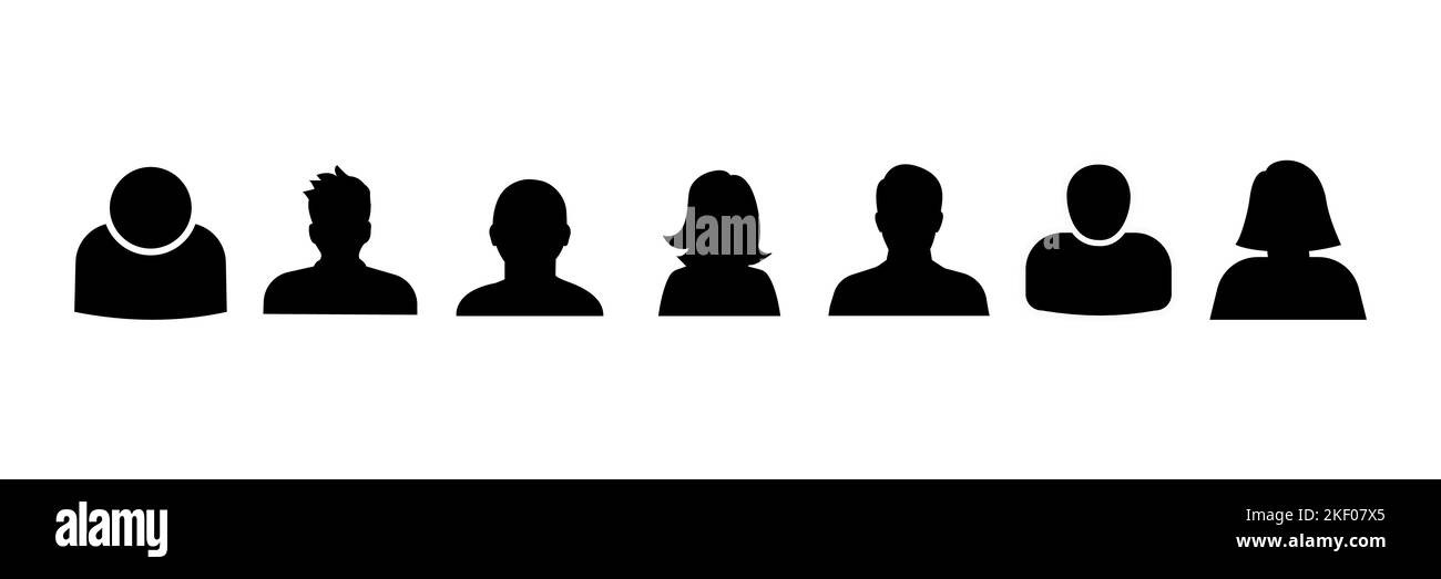 Icona utente o logo isolato simbolo simbolo vettore illustrazione - raccolta di icone vettoriali in stile nero di alta qualità Illustrazione Vettoriale