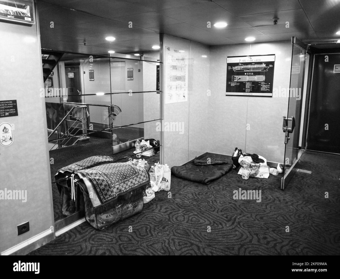 Mediterraneo, traghetto GNV da Genova a Tangeri Foto Stock