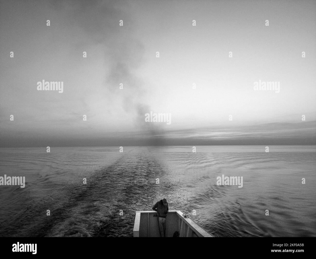 Mediterraneo, traghetto GNV da Genova a Tangeri Foto Stock