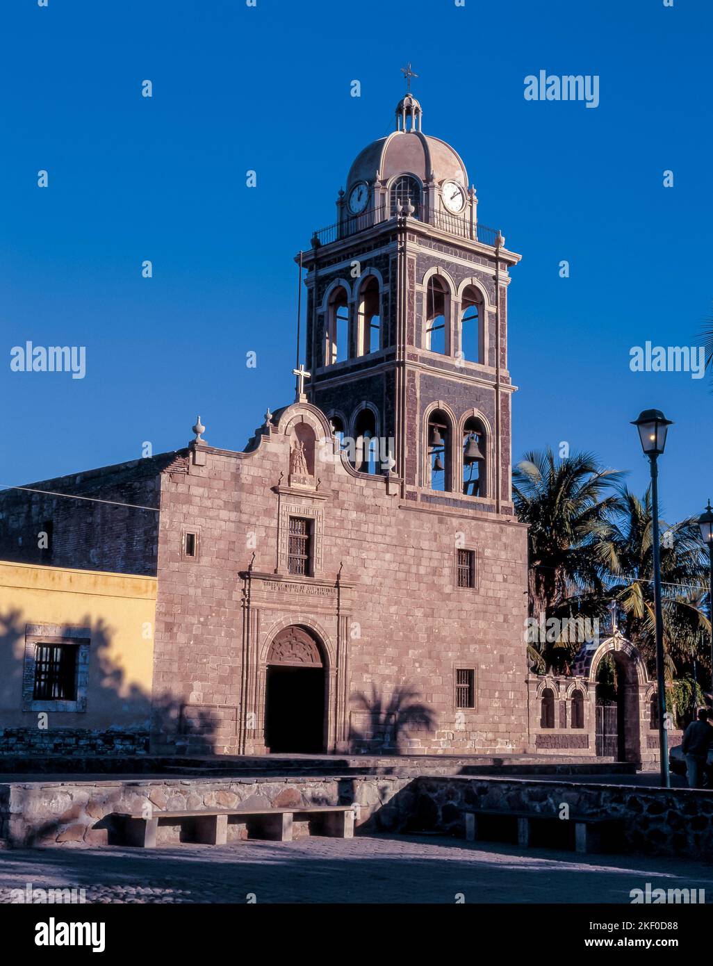 Baja California, Missione di nostra Signora di Loreto, Messico. Foto Stock