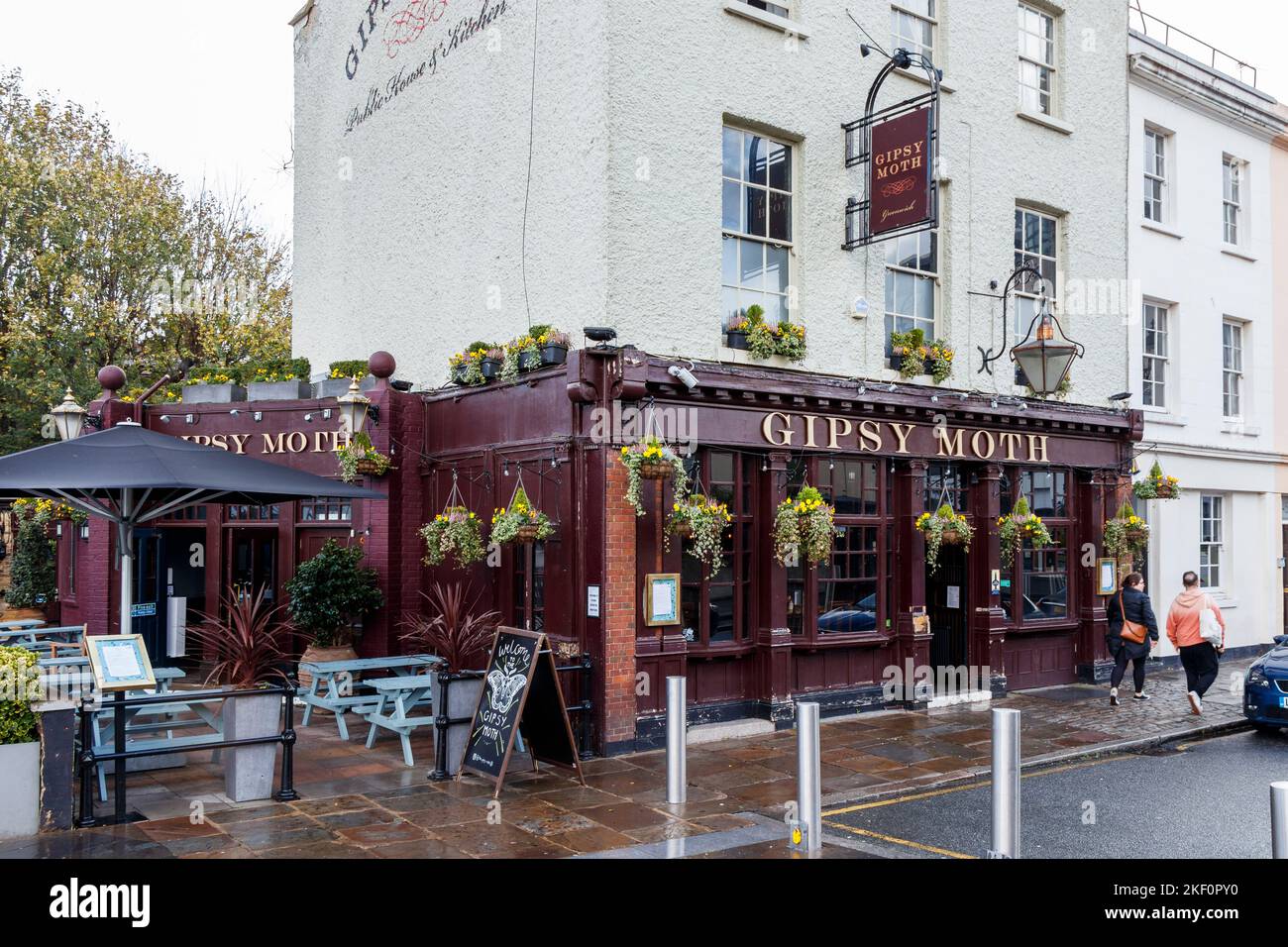 La casa pubblica Gipsy Moth a Greenwich, Londra, Regno Unito Foto Stock