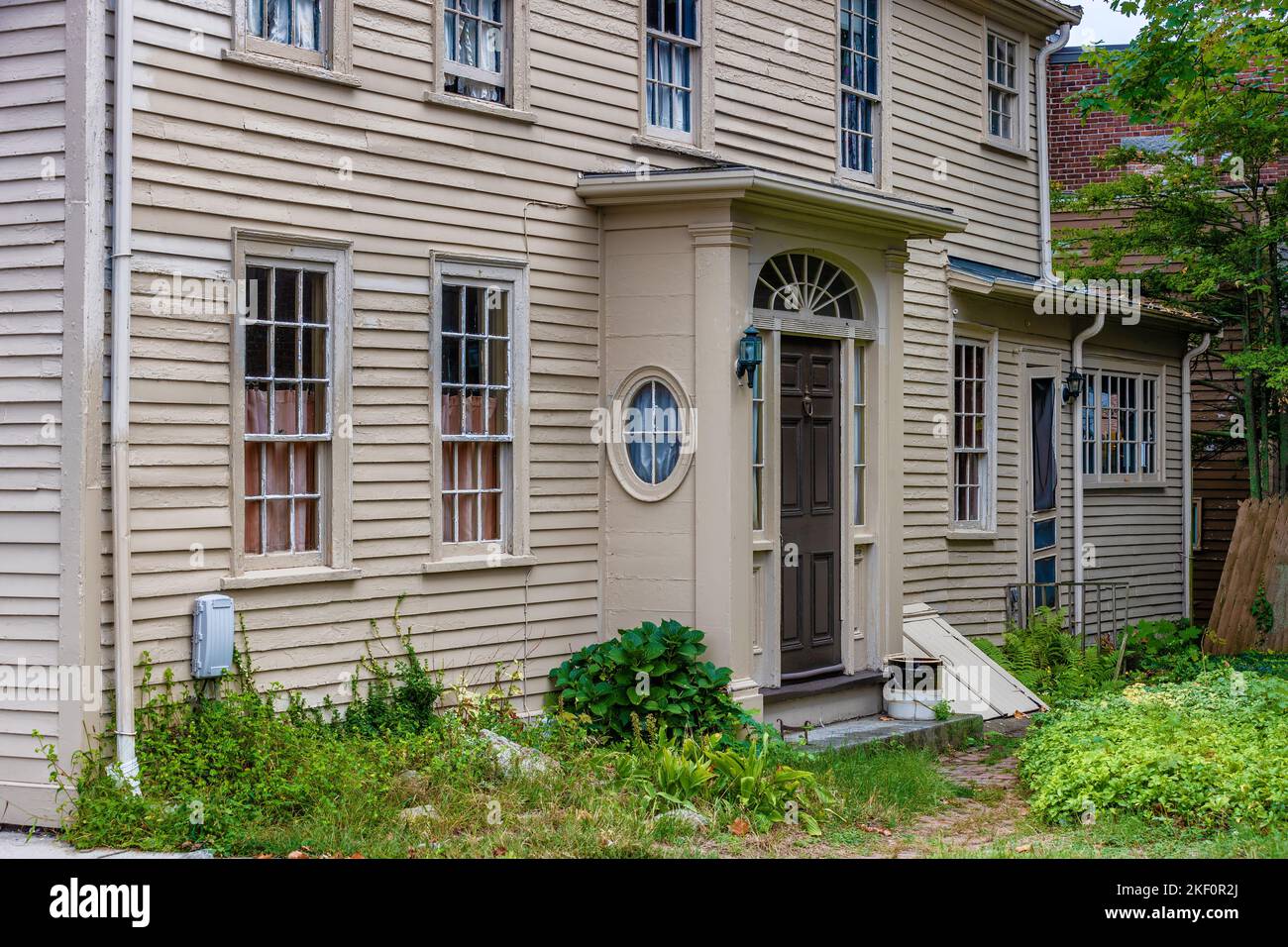 Gloucester, Massachusetts, USA, - 13 settembre 2022: Questa vecchia casa costruita nel 1785. Foto Stock