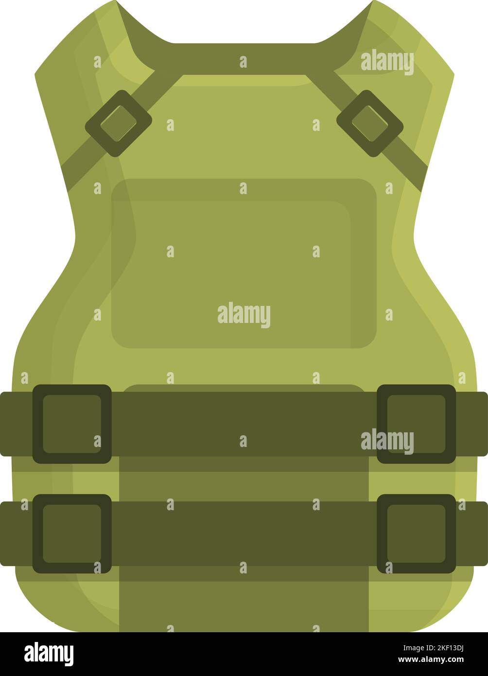 Icona gilet polizia vettore cartoon. A prova di proiettile. Armor tattico Illustrazione Vettoriale