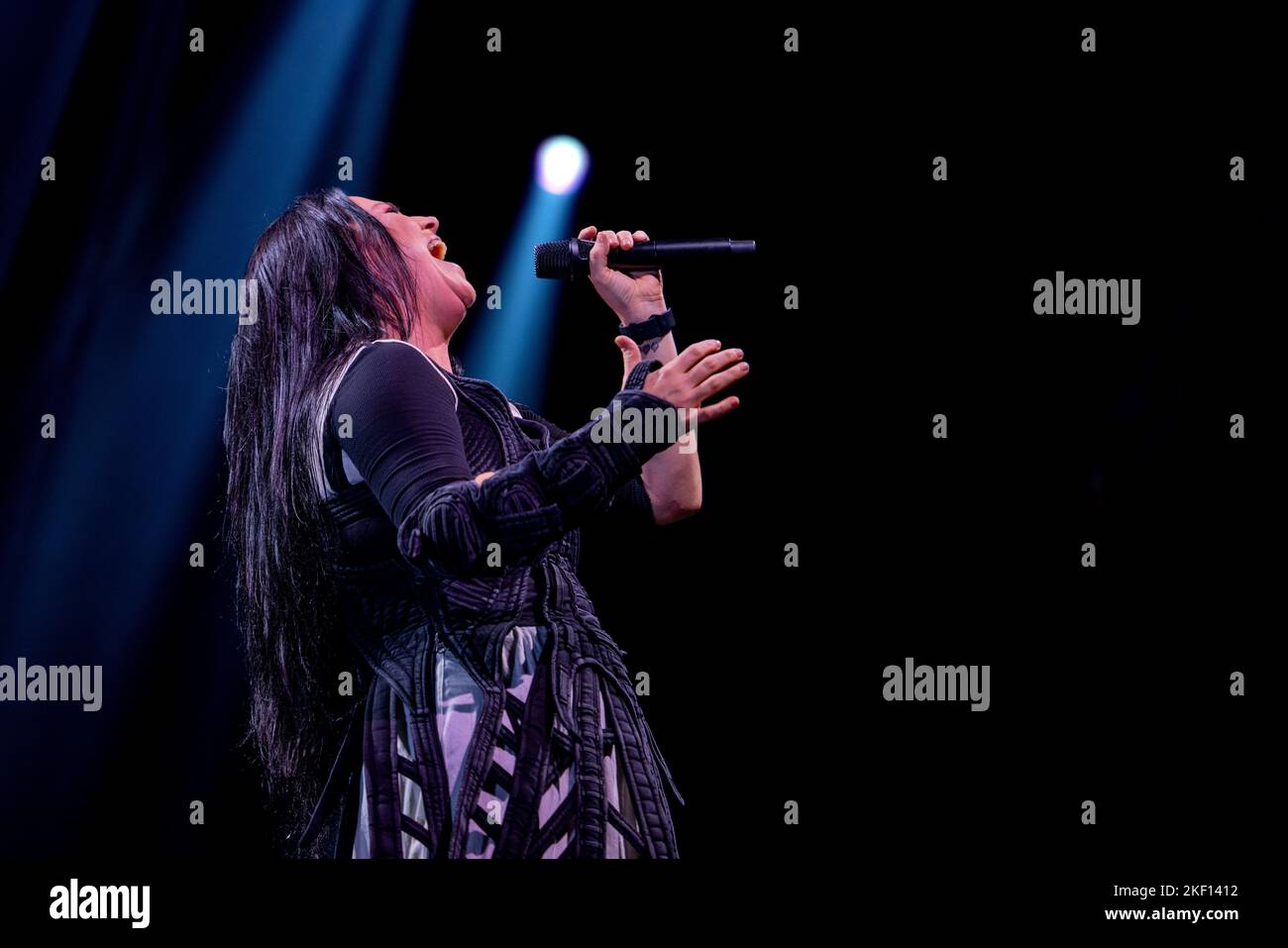 Evanescence concerto dal vivo al Mediolanum Forum di Assago Milano Italia Novembre 10 2022 per il World Collide Tour (Foto di Andrea Ripamonti/NurPhoto) Foto Stock