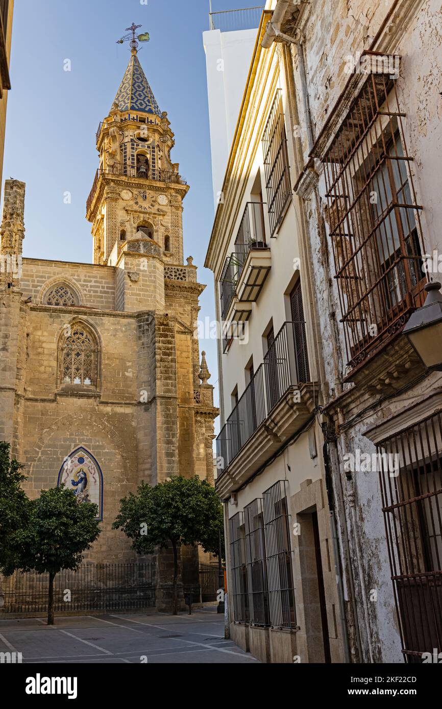 Chiesa di San Miguel a Jerez de la Frfontera Foto Stock