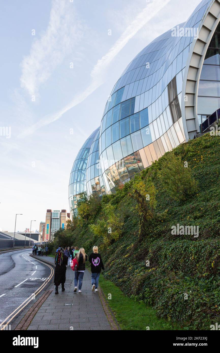 L'edificio Sage Gateshead, Gateshead Quayside, Tyne and Wear, Inghilterra, Regno Unito Foto Stock