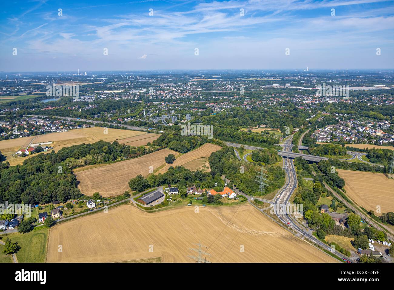 Vista villaggio bochum langendreer immagini e fotografie stock ad alta
