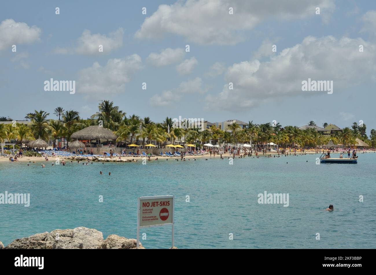 willemstad antille olandesi caribi caribi Caribi costa dell'isola di curacao Foto Stock