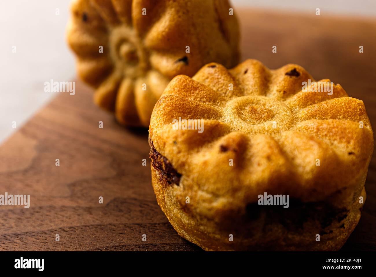 Street food coreano invernale gukhwa ppang Foto Stock