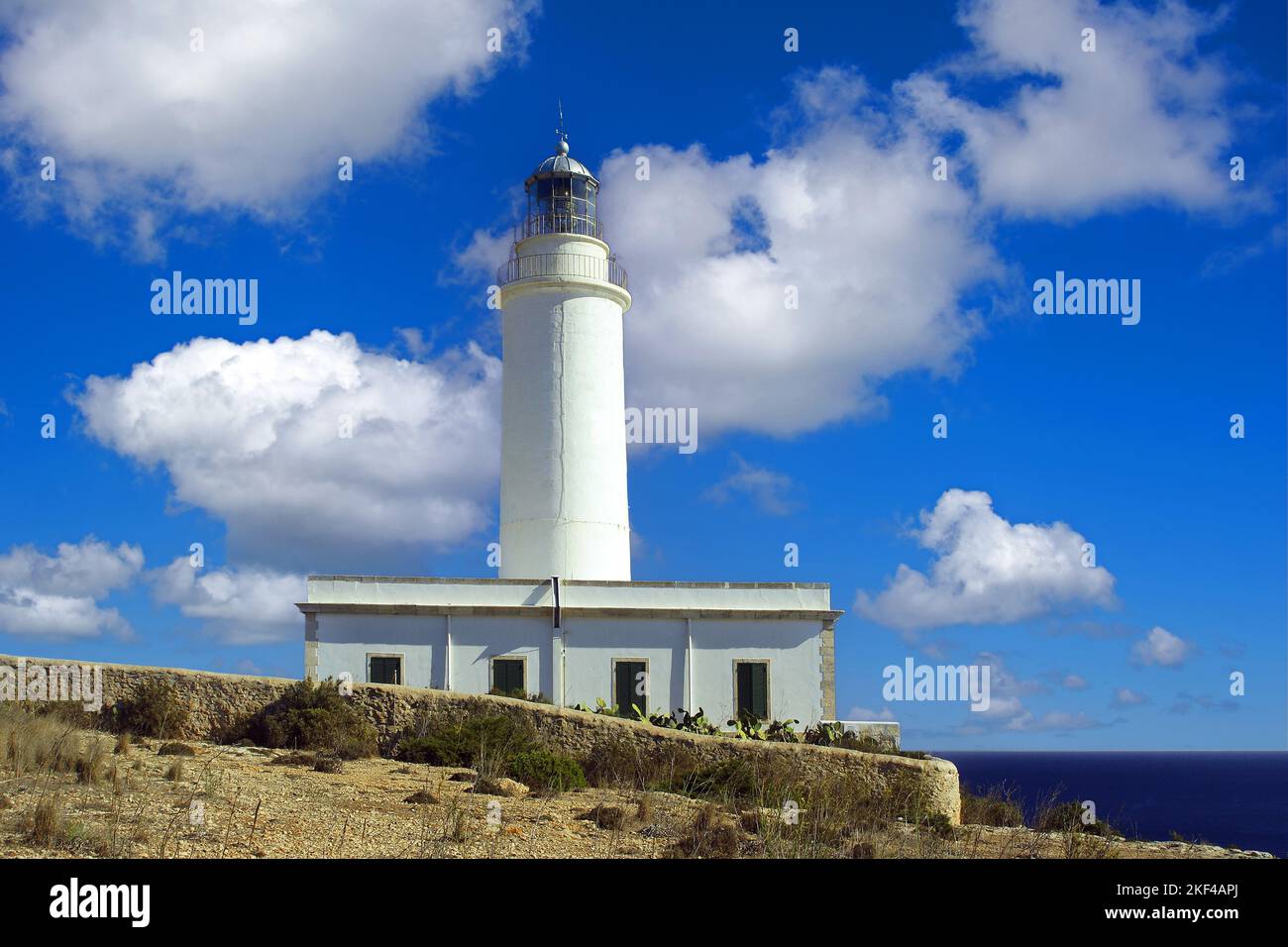 Der Leuchtturm von Formentor auf Mallorca, Baleari, Spagna, Cap Formentor, far de Formentor, Faro di Formentor, Foto Stock
