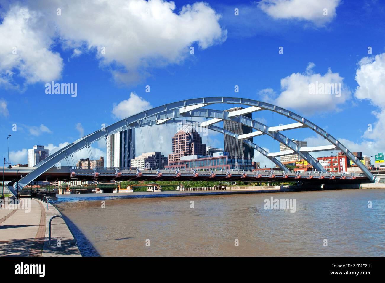 Die Brücke a Rochester, New York, USA Foto Stock