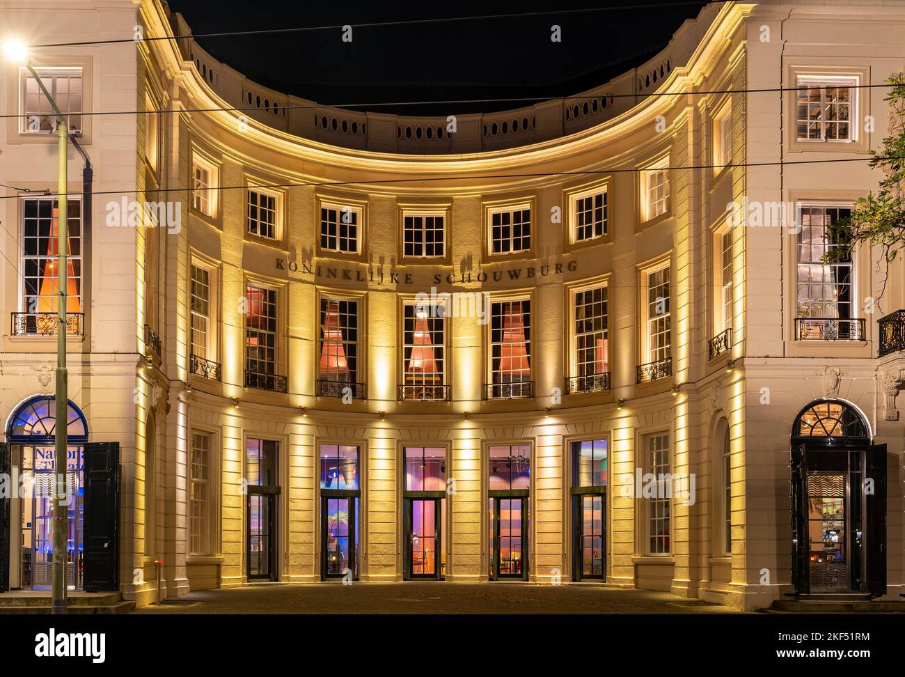 L'Aia, Paesi Bassi, 12.11.2022, esterno del Koninklijke Schouwburg, il Teatro Nazionale dell'Aia Foto Stock