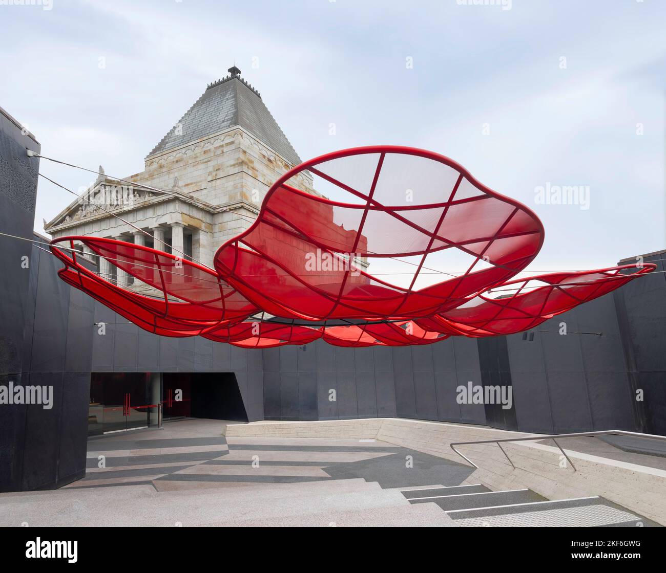 Melbourne, Victoria, Australia - riqualificazione del Santuario della memoria da PARTE degli Architetti ARM Foto Stock