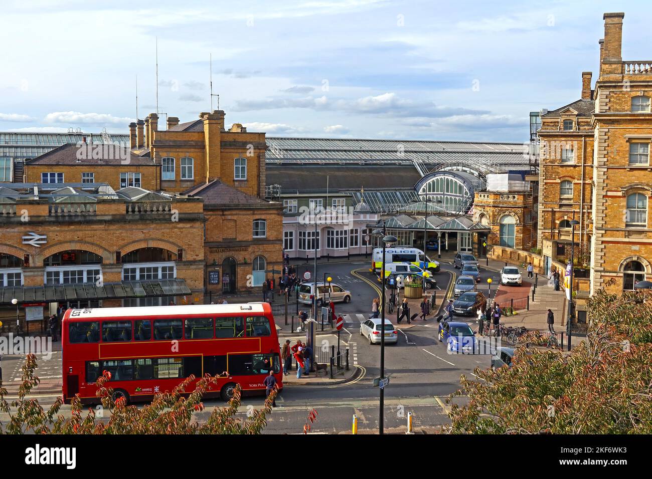 York Railway Station, ECML (East Coast Main Line) LNER, Station Road, York, North Yorkshire, Inghilterra, REGNO UNITO, YO24 1AB Foto Stock