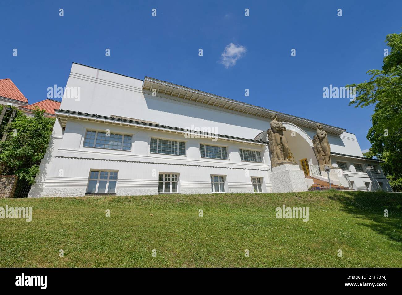 Ernst Ludwig-Haus, Museum Künstlerkolonie, Olbrichweg, Mathildenhöhe, Darmstadt, Hessen, Germania Foto Stock