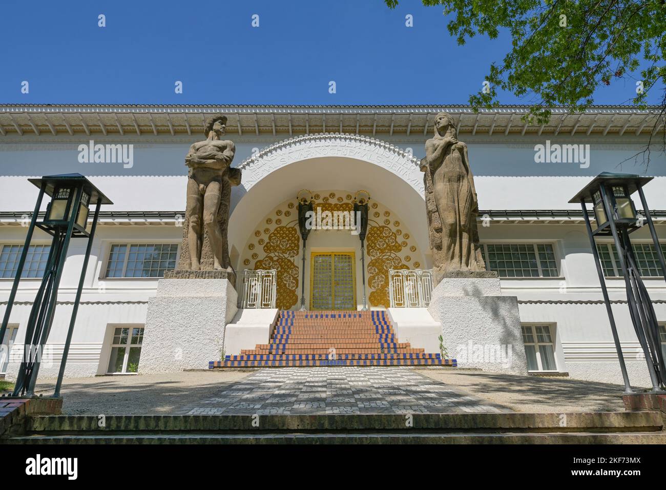 Ernst Ludwig-Haus, Museum Künstlerkolonie, Olbrichweg, Mathildenhöhe, Darmstadt, Hessen, Germania Foto Stock