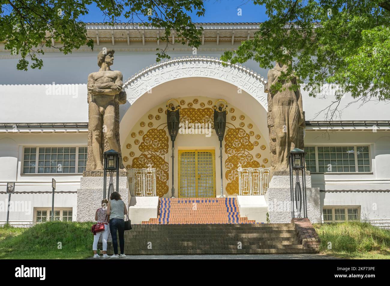 Ernst Ludwig-Haus, Museum Künstlerkolonie, Olbrichweg, Mathildenhöhe, Darmstadt, Hessen, Germania Foto Stock