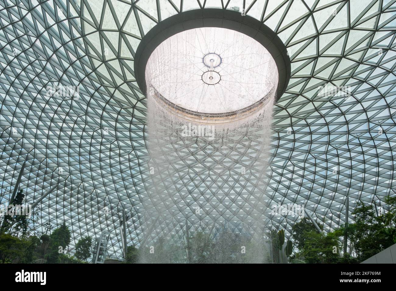 Changi Jewel Singapore. Il miglior aeroporto del mondo. Foto Stock