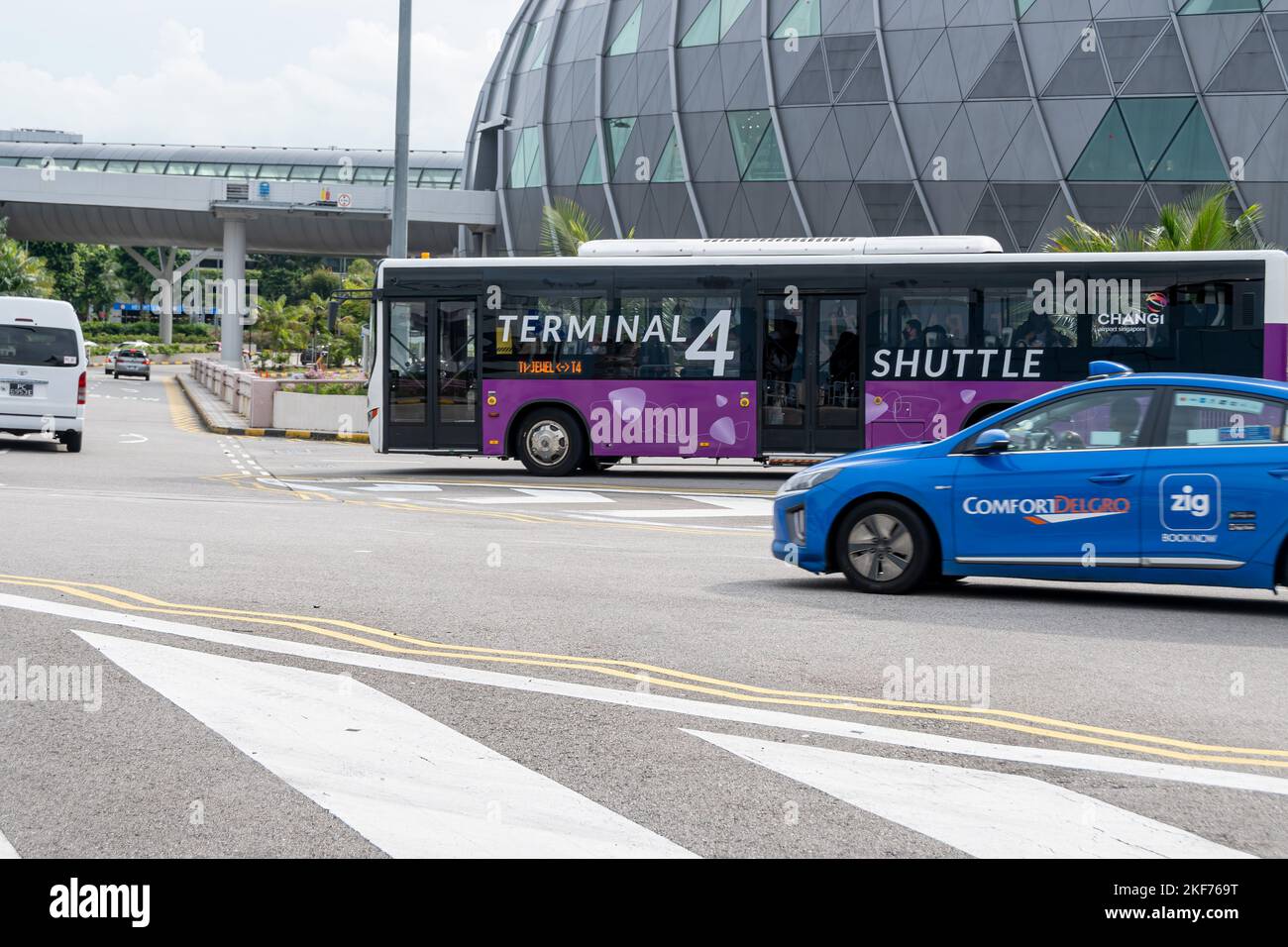 Changi Jewel Singapore. Il miglior aeroporto del mondo. Foto Stock