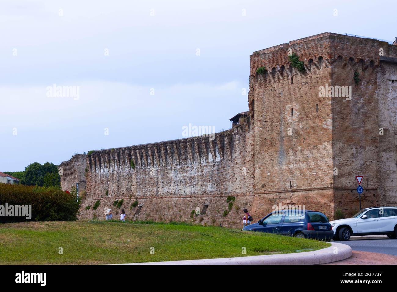Castel Sismondo nel centro storico di Rimini Foto Stock