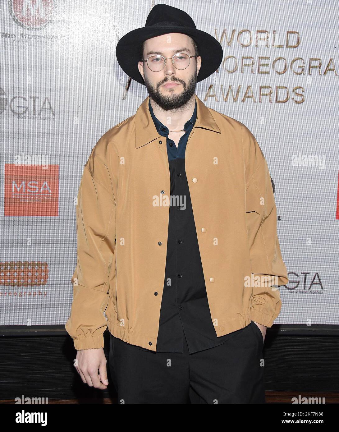 Los Angeles, Stati Uniti. 15th Nov 2022. Tobias Ellehammer al 12th° Annual World Choreography Awards tenutosi all'Avalon Hollywood di Hollywood, CA martedì 15 novembre 2022. (Foto di Sthanlee B. Mirador/Sipa USA) Credit: Sipa USA/Alamy Live News Foto Stock