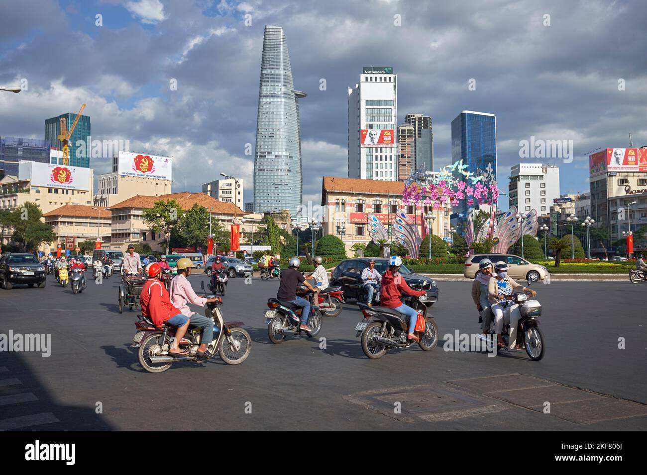Il centro di Ho Chi Minh City Vietnam Foto Stock