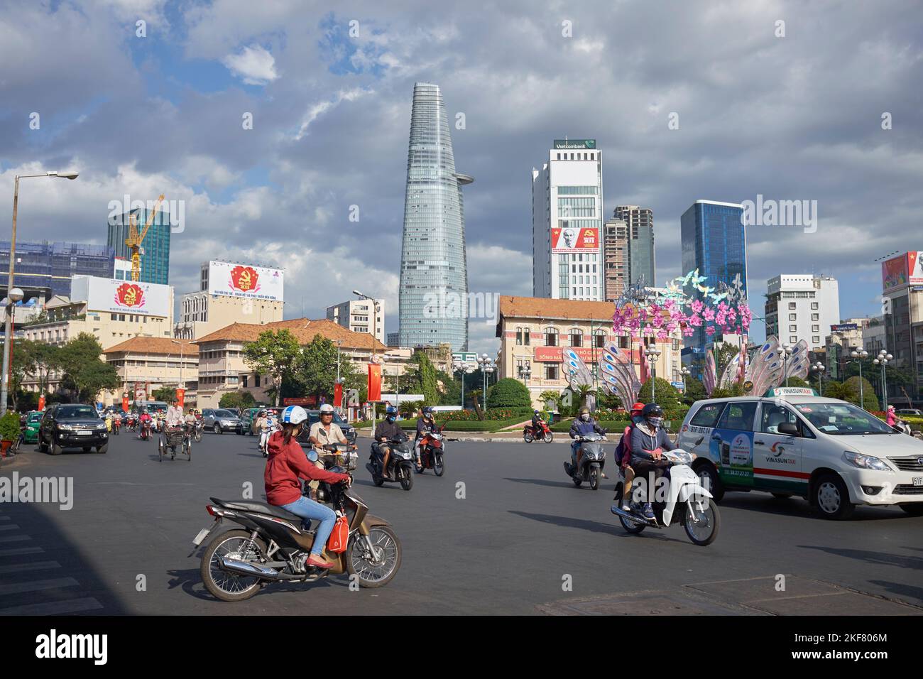Il centro di Ho Chi Minh City Vietnam Foto Stock