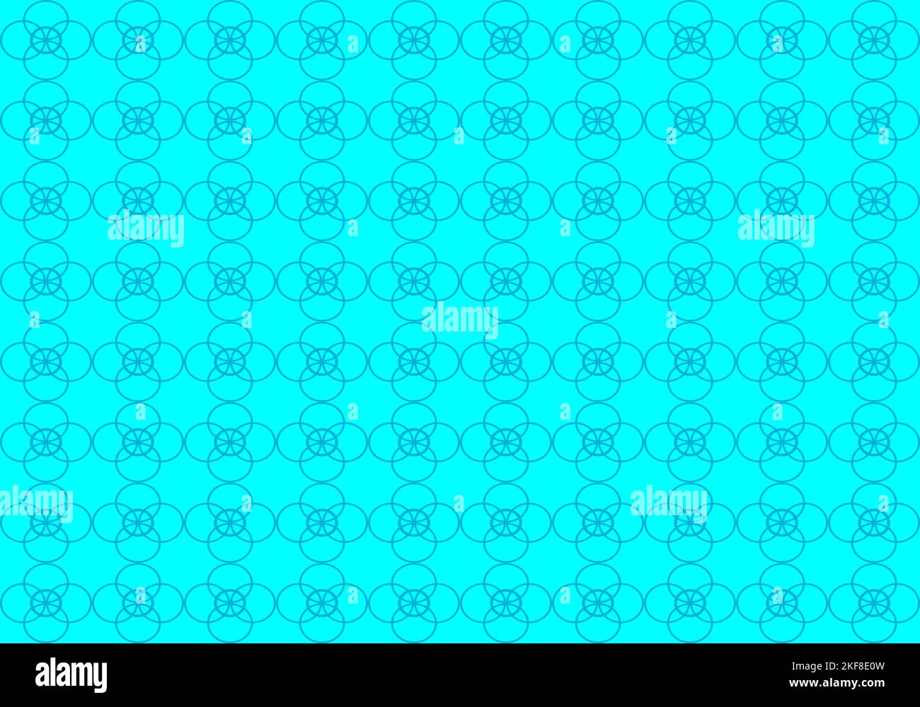Illustrazione vettoriale dello sfondo geometrico a mosaico blu neon. Sfondo vettoriale astratto per l'uso nella progettazione. Ripetizione geometrica. Illustrazione Vettoriale