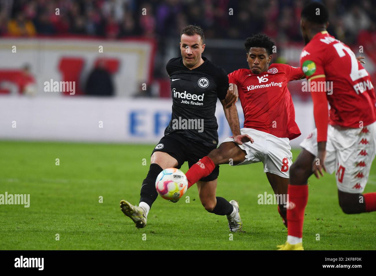 Magonza, Germania. 13th Nov 2022. Mario Gotze (Eintracht Frankfurt) Calcio : partita della Bundesliga tra il 1. FSV Mainz 05 vs Eintracht Francoforte sul Mewa Arena a Mainz, Germania . Credit: Itaru Chiba/AFLO/Alamy Live News Foto Stock