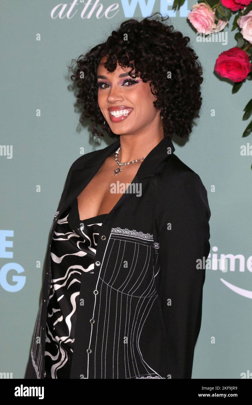 Maya Browne agli arrivi per LE PERSONE CHE ODIAMO AL Premiere DEL MATRIMONIO, Regency Village Theatre a Westwood, Los Angeles, CA 16 novembre 2022. Foto di: Collezione Priscilla Grant/Everett Foto Stock