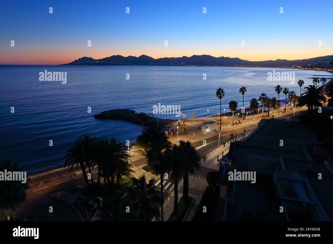 Baie de Cannes, Alpes Maritimes, Cote Azur, 06, PACA Foto Stock