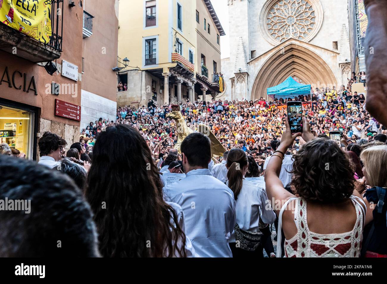 Santa Tecla Festival Tarragona Spagna Foto Stock