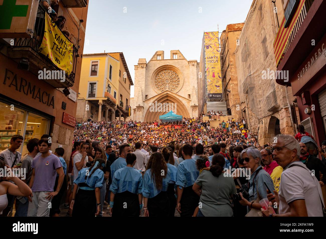 Santa Tecla Festival Tarragona Spagna Foto Stock