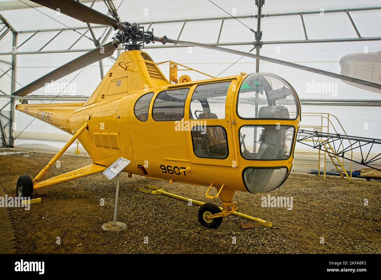 Sikorsky Dragonfly Helicopter The Hangar Flight Museum Calgary Alberta Foto Stock