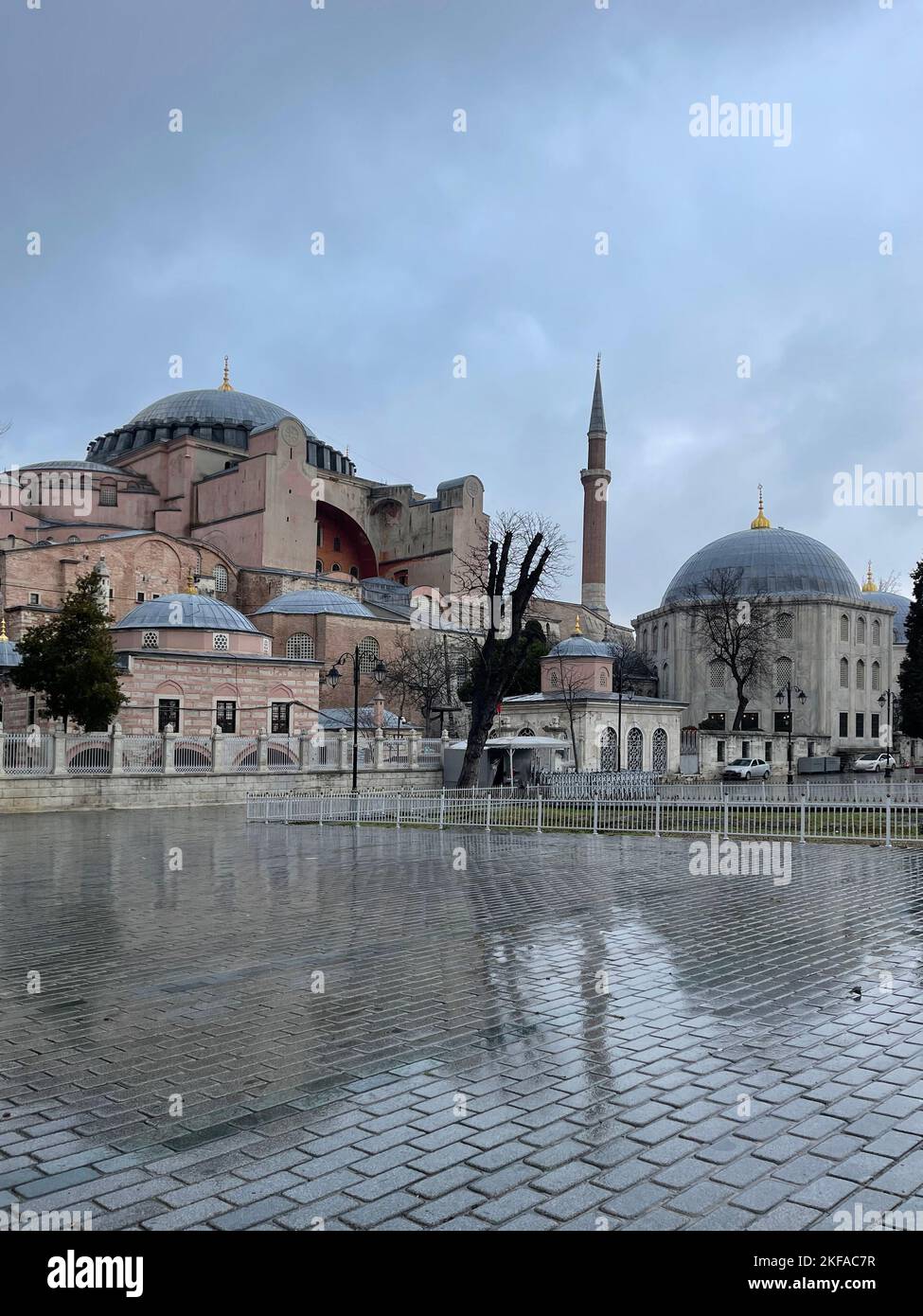 Bella chiesa cattedrale di Santa Sofia, Istanbul Foto Stock