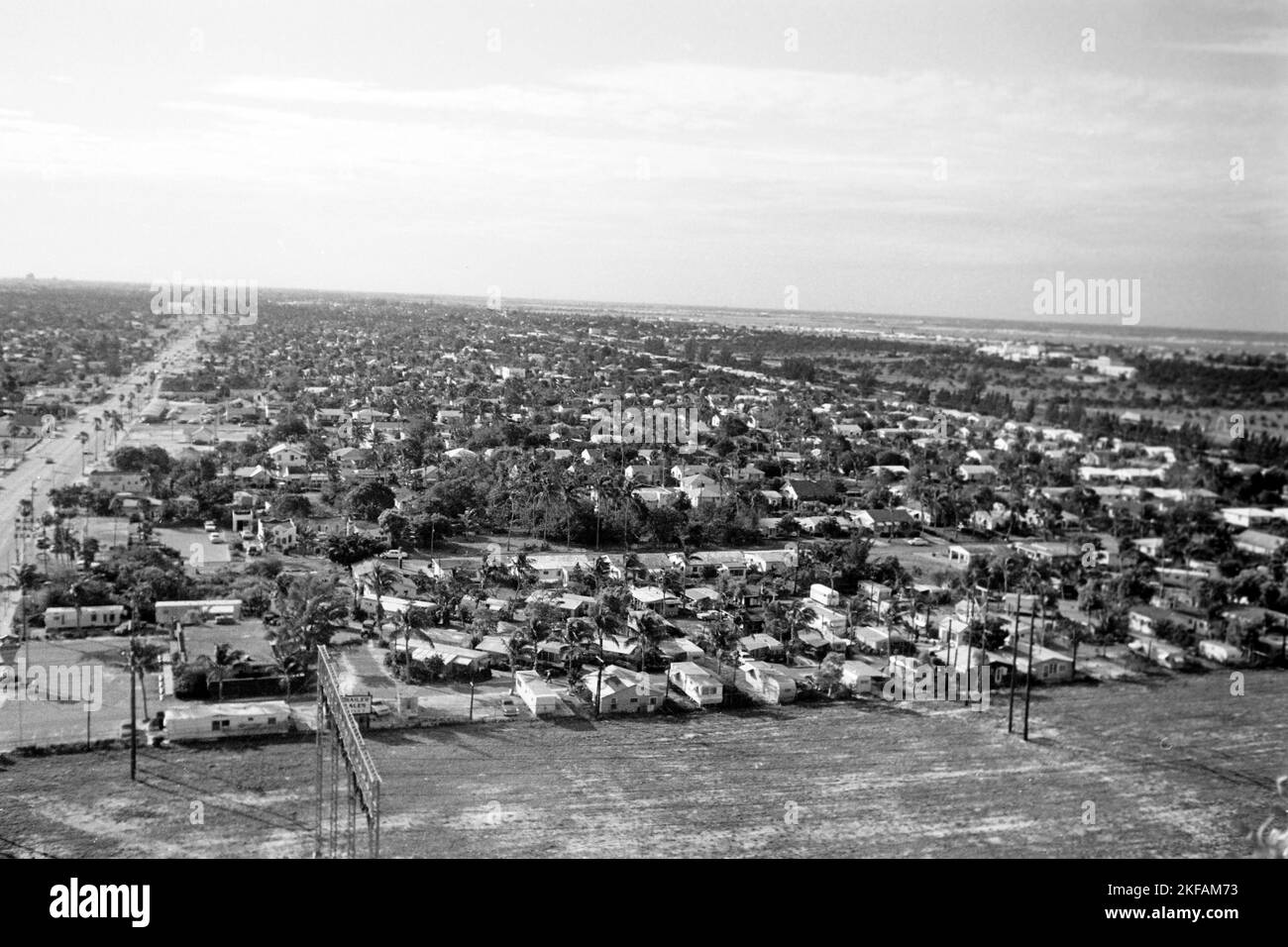 Blick auf Fort Lauderdale in Florida, USA 1965. Vista di Fort Lauderdale in Florida, USA 1965. Foto Stock