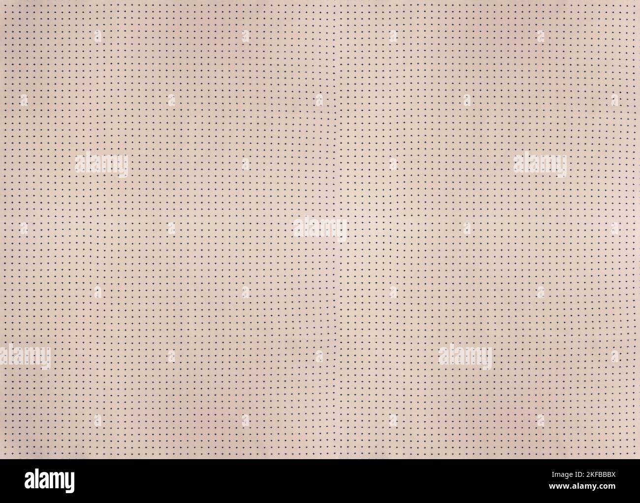 Grande sfondo texture raffigurante il tessuto di un tradizionale giapponese furoshiki stampato con un design minimalista senza cuciture di croci nere o punti pa Foto Stock