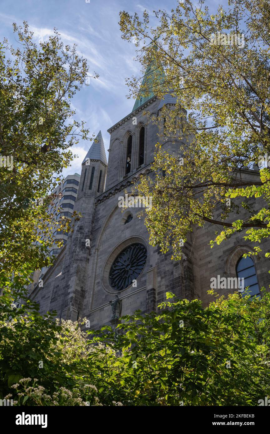 Basilica di San Patrizio, Montreal, Quebec, Canada Foto Stock