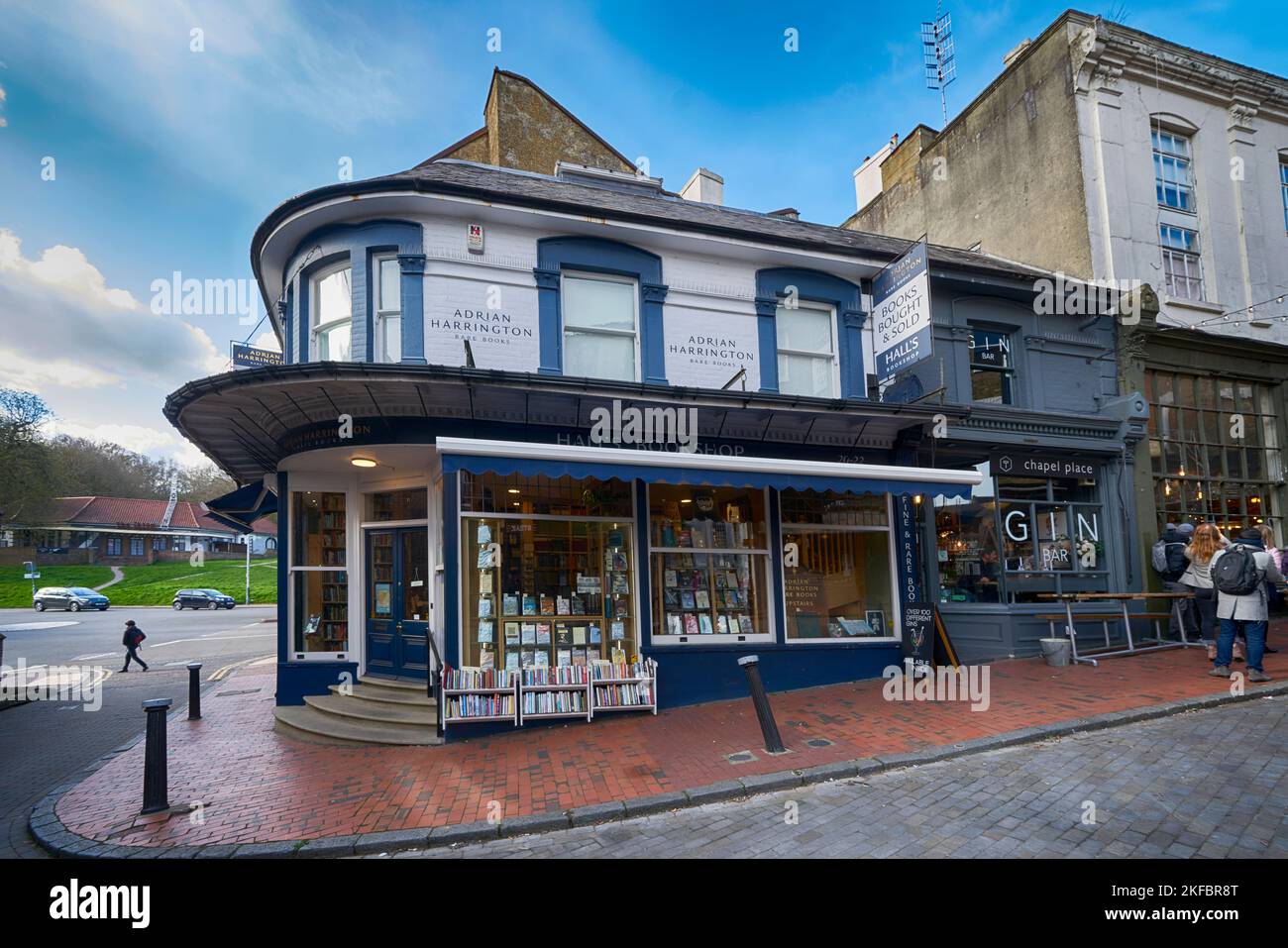 adrian harrington bookshop tunbridge pozzi libreria indipendente Foto Stock