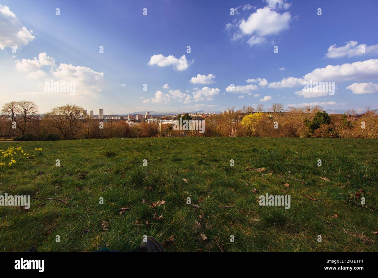 Vista su Glasgow Foto Stock