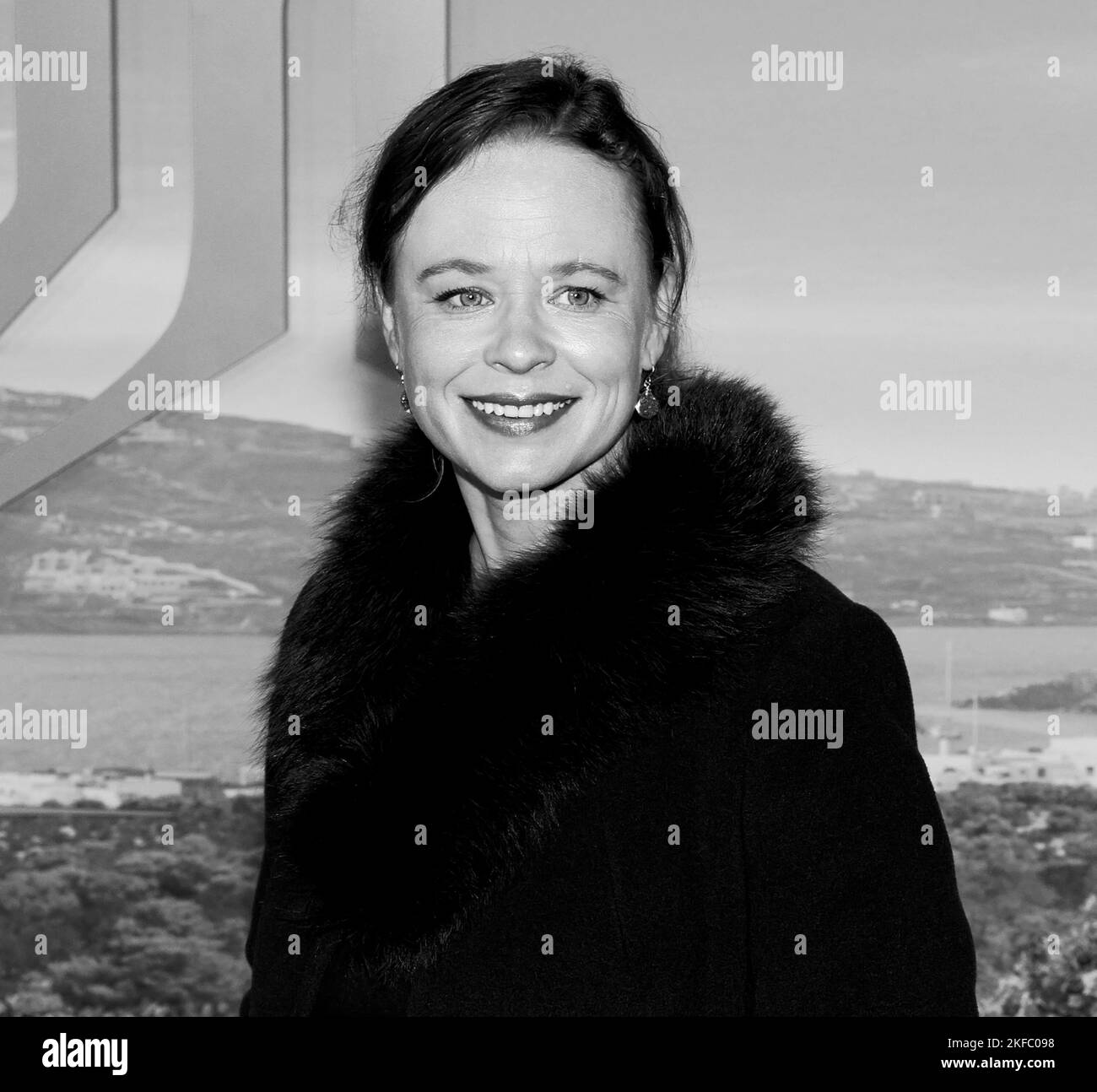 Los Angeles, CA, - 14 novembre 2022: Thora Birch arriva alla prima di 'Glass Onion: A Knives out Mystery' all'Academy Museum of Motion Pictures Foto Stock