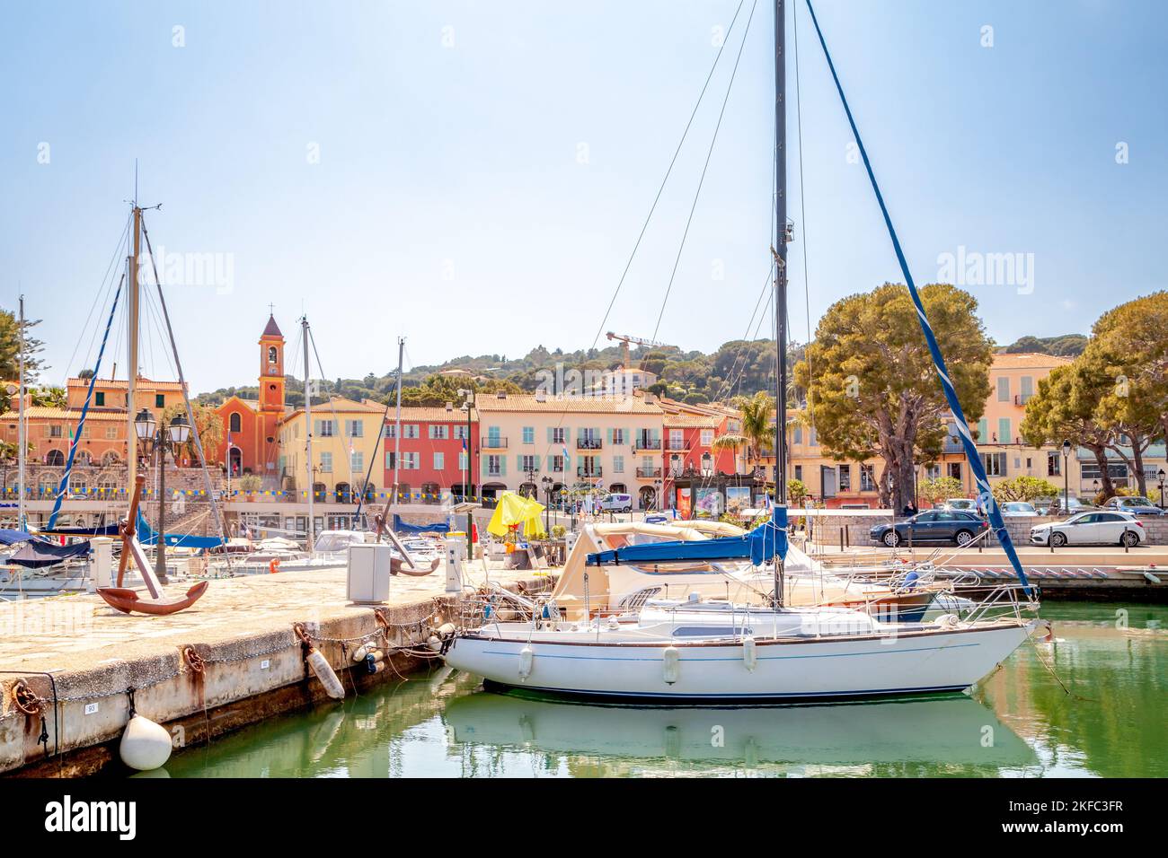 Marina di Saint Jean Cap Ferrat, Côte d’Azur, Francia Foto Stock