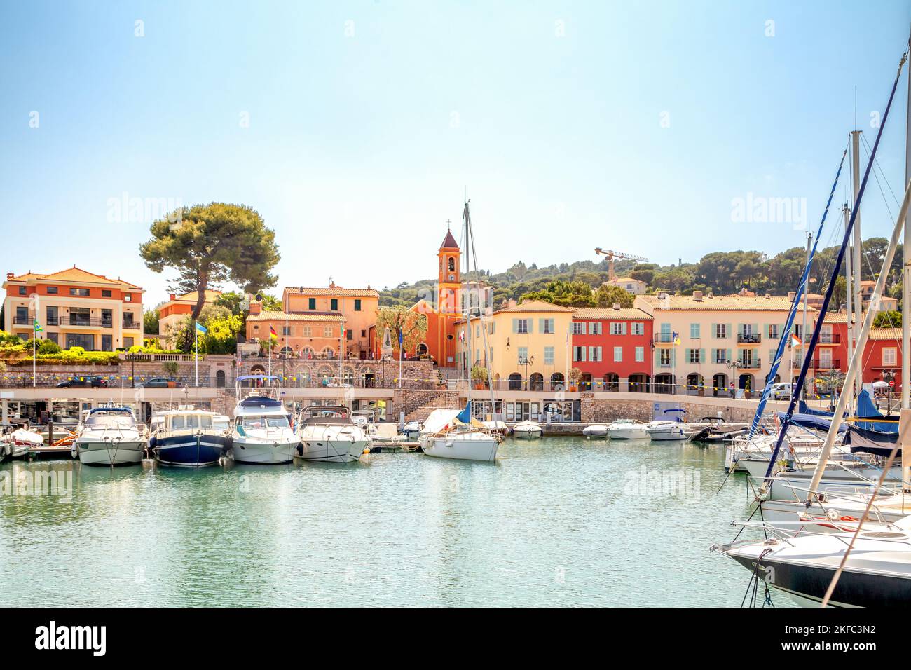 Marina di Saint Jean Cap Ferrat, Côte d’Azur, Francia Foto Stock