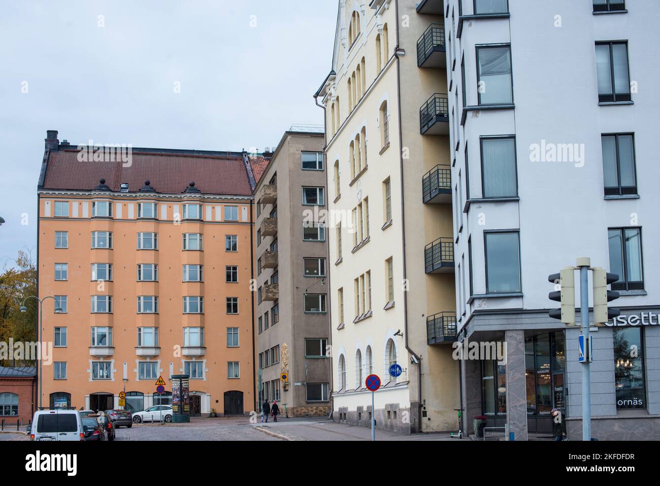 Appartamenti suburbani, Helsinki Foto Stock
