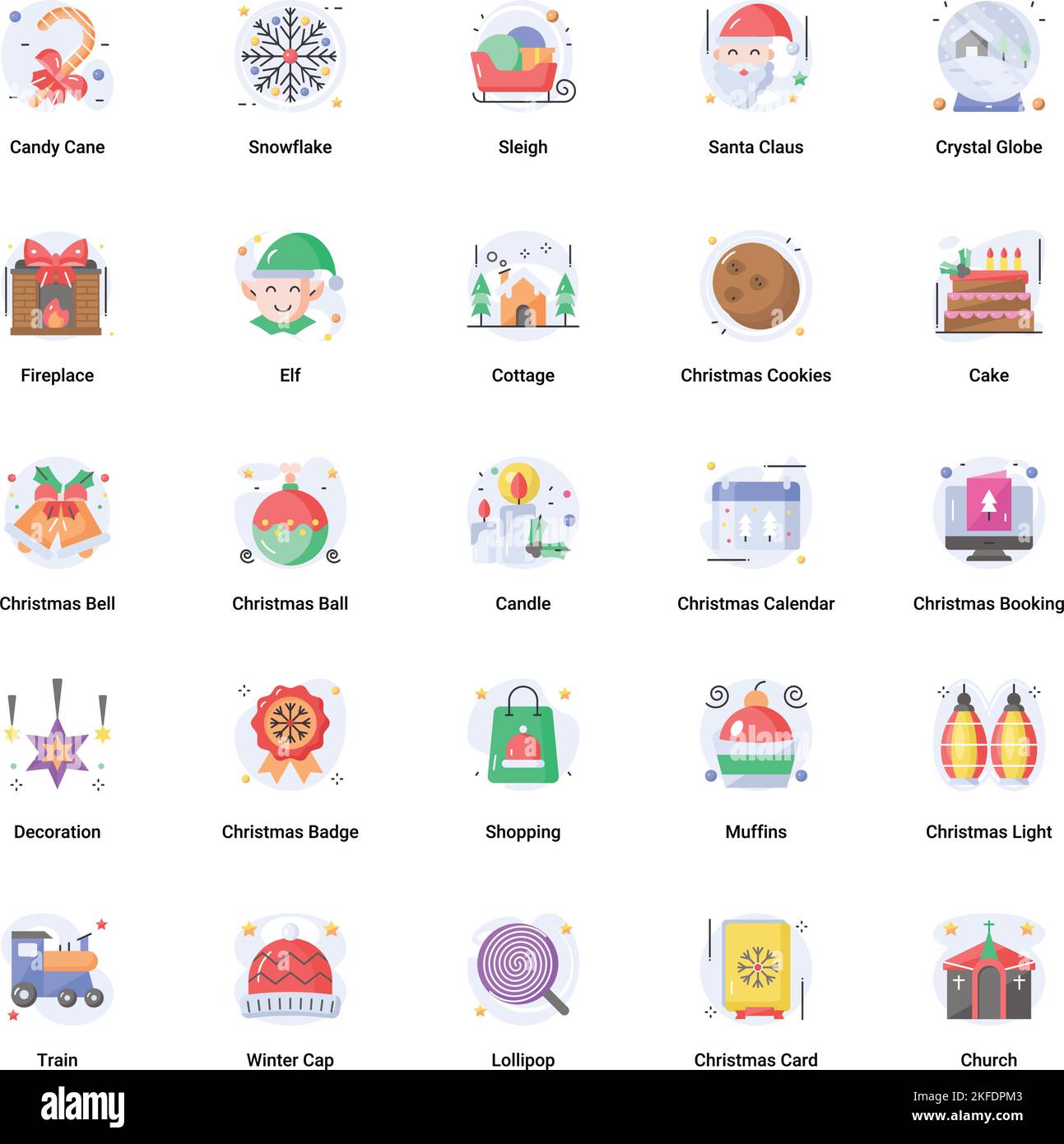 Appartamento di Natale e Capodanno Illustrazione Vettoriale