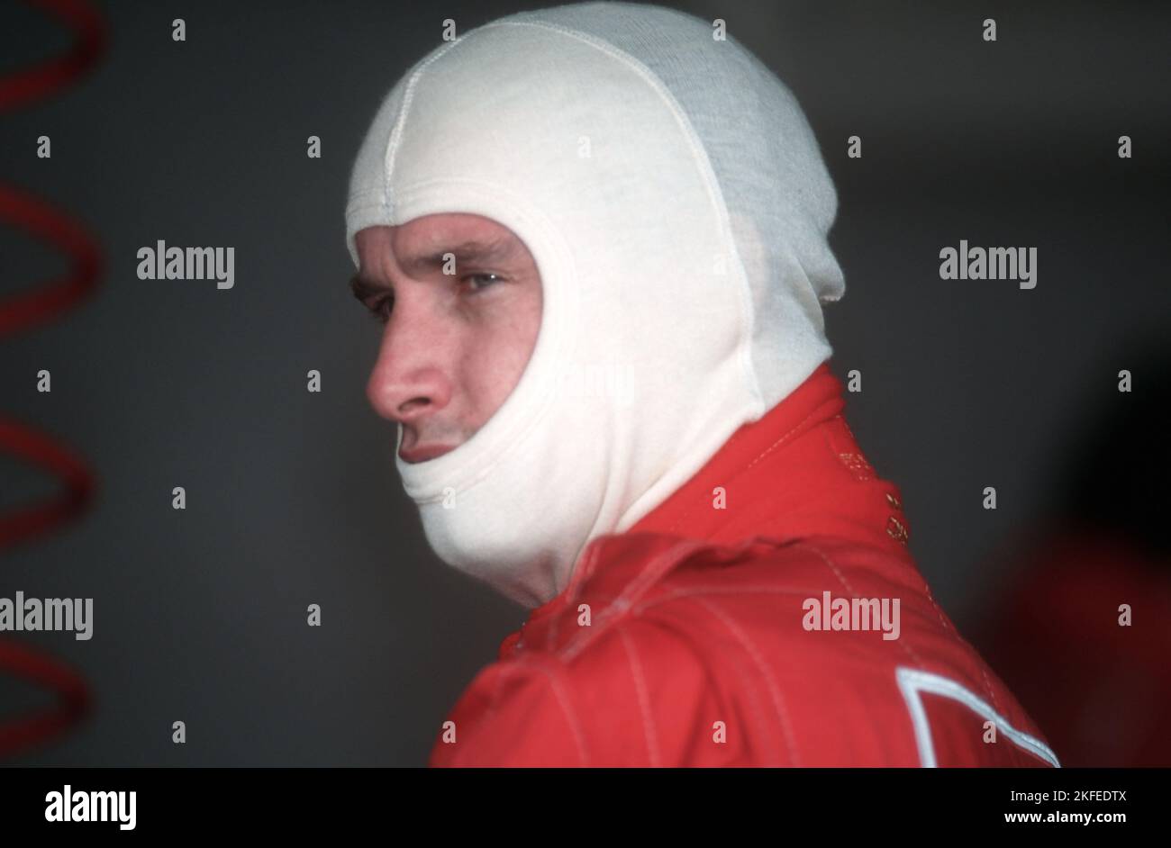 EDDIE IRVINE FERRARI F1 Gran Premio di Formula uno di Silverstone 1997 luglio Foto Stock