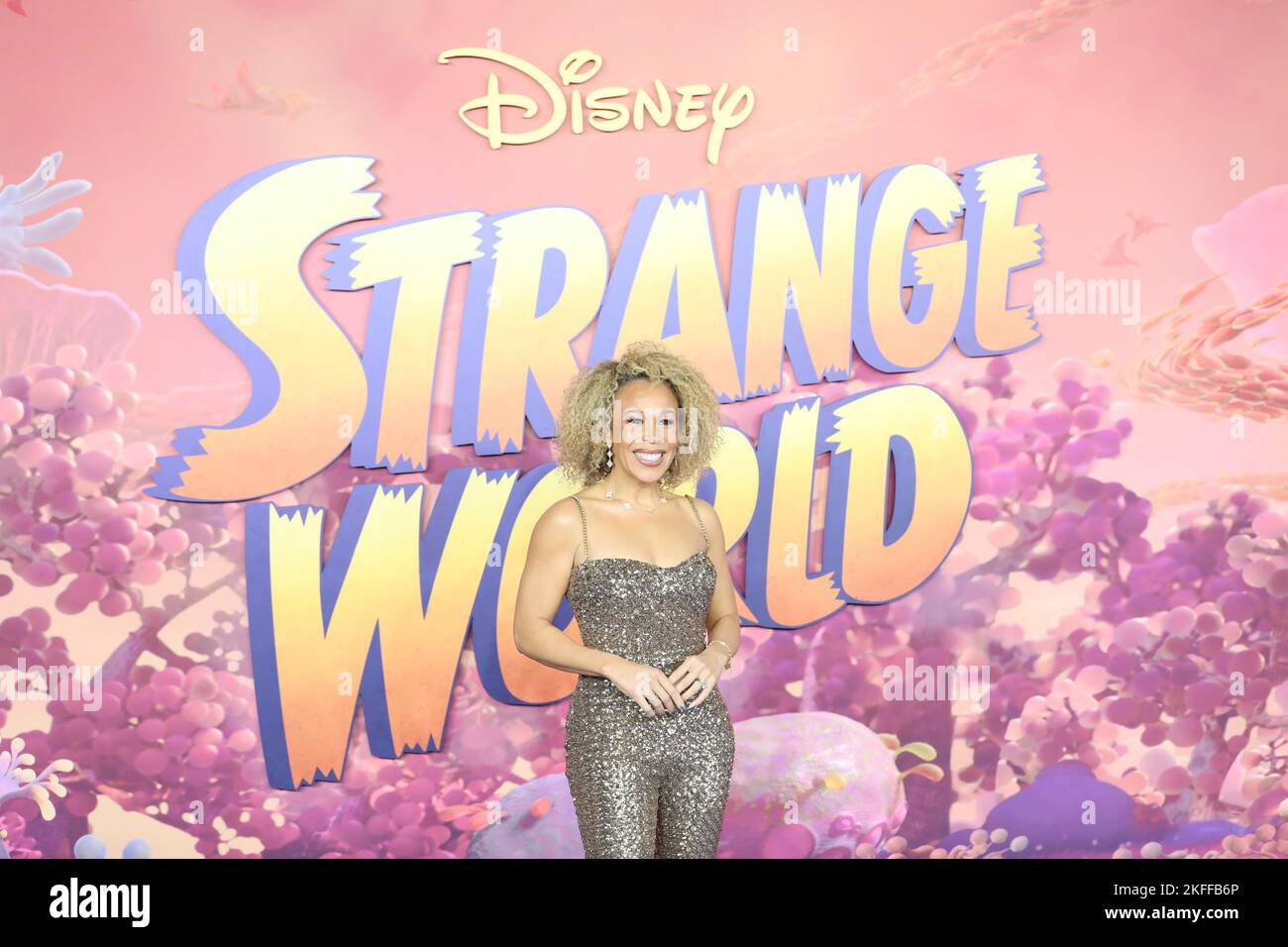 Ria Hebden partecipa alla prima edizione britannica di 'Strange World' a Cineworld Leicester Square Foto Stock